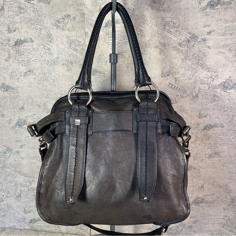Schuler & Sons Philadelphia Anthropologie Leather Satchel Crossbody Bag
